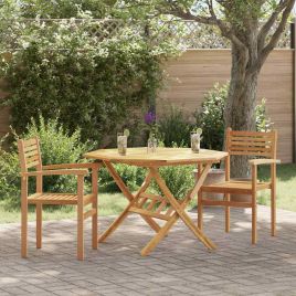 SEPARK Chair 2 pcs 56x55x90.5 cm Solid Teak Wood - Brown