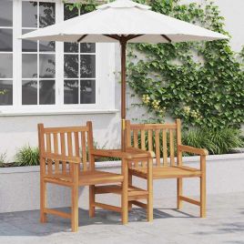 VOAHAL Chair 152x63x89 cm Solid Teak Wood - Brown