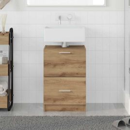 Sink Cabinet Artisan Oak 40x37x59 cm Engineered Wood