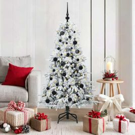 ELMIX Artificial Hinged Christmas Tree Green 150 cm PE and PVC