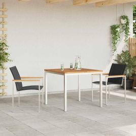 ROASH Garden Dining Set 3 pcs Solid Acacia Wood - Brown