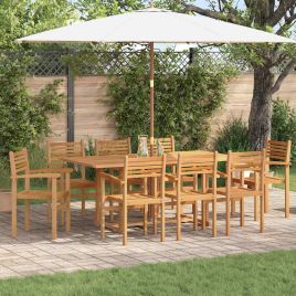 OLELM Chair 8 pcs 56x55x90.5 cm Solid Teak Wood - Brown