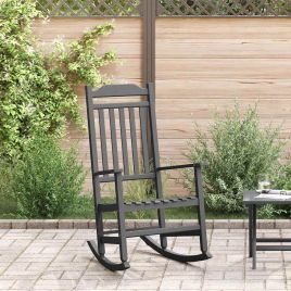 NOEMERE Rocking Chair 84x65x114 cm Resin - Black