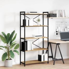 Bookcase Artisan oak 80 x 30 x 153 cm Engineered wood