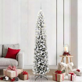 EVERIS Artificial Christmas Tree with 300 LEDs with Stand Green 210 cm