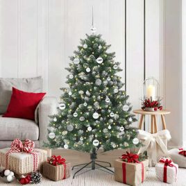 EMVER Artificial Christmas Tree with 150 LEDs with Stand Green 150 cm