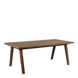 Dining Table - ALINE Rectanglar Dining Table Smoked Oak 200cm
