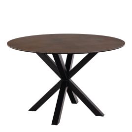 Dining Table - HEAVEN Dining Table Ceramic Rusty Brown Top 119cm