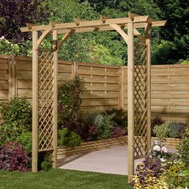 MARWICKA Garden Arches - Light Oak, 209.5cm