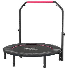 HERON 48" Foldable Mini Fitness Trampoline Pink