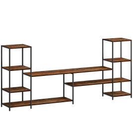 HERON TV Unit for TVs up to 60 Inches with Storage Shelves