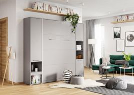Kingsize Bed - DUNHILL Wall 5ft Bed Grey Matt