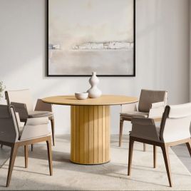 ROTTORIA Dining Table Oak Vincenza 120cm