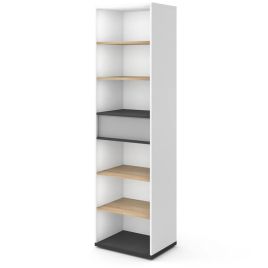 IPSWICH Kids Tall Bookcase - White Matt