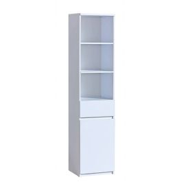 ARCLESTON Tall Storage Cabinet Arctic White 45cm