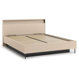 TRADESSA EU King Size Fabric Ottoman Storage Bedframe - Beige