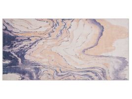 Area Rug 80x150cm Beige and Grey