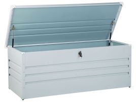 Garden Storage Box 165 x 70 cm Light Grey CEBROSA