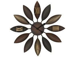 Iron Wall Clock ø 55 cm Brown BEINWIL