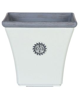 Plant Pot 32 x 32 x 31 cm White ELATEIA