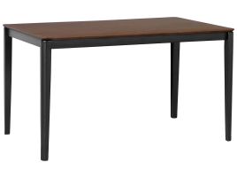 Dining Table 135 x 80 cm Dark Wood CEDAR