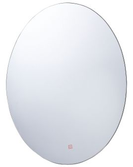 LED Wall Mirror 60x80cm Silver