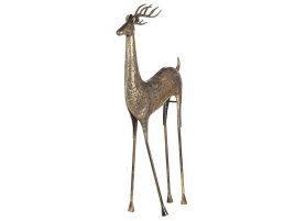 Decorative Statue Reindeer Gold PELLO