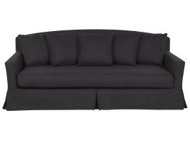 CLIFFMERE Fabric 3 Seater Sofa - Black