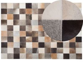 Cowhide Area Rug 160x230cm Multicolour
