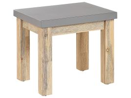 Concrete Garden Stool Grey OSTUNI