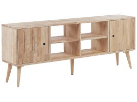Rubberwood 2 Door TV Stand Light CHANDLER