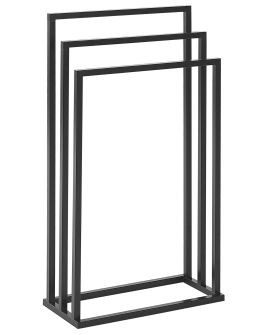 Towel Stand 45 x 84 cm Black CHARRAS