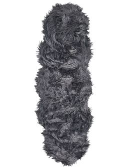 Faux Sheepskin Rug Grey MAMUNGARI