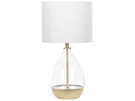 Table Lamp Gold with White OKARI