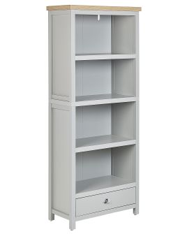 4 Tier Bookcase Grey CLIO