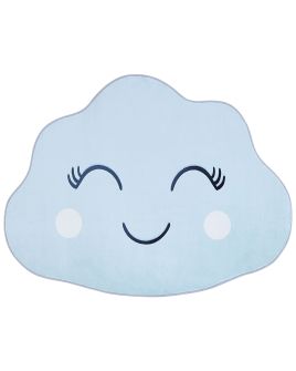 Kids Rug Cloud Print 90x120cm Blue