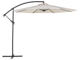 Cantilever Garden Parasol 3 m Light Beige RAVENNA
