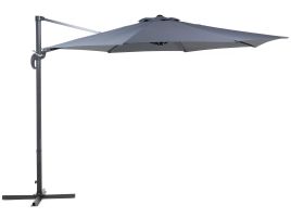 Cantilever Garden Parasol 3 m Dark Grey SAVONA
