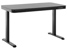 Electric Adjustable Standing Desk 120 x 60 cm with USB port Black KENLY