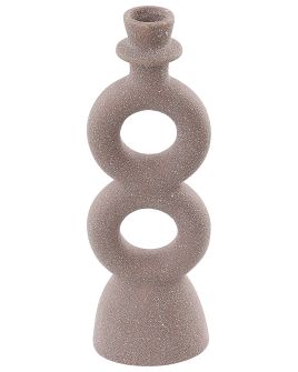 Porcelain Candlestick Beige