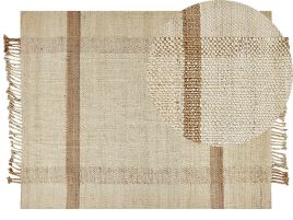 Jute Area Rug 160x230cm Beige