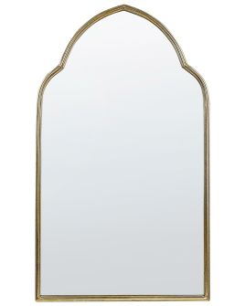 Metal Wall Mirror 54x100cm Gold