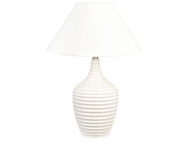 Ceramic Table Lamp Beige CELESTE