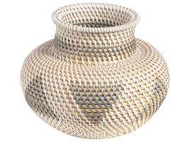 Rattan Decorative Vase 22 Natural Beige