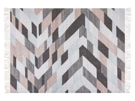 Jute Area Rug 160x230cm Multicolour