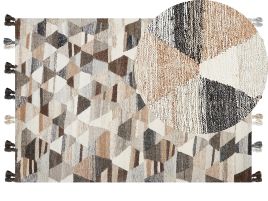 Wool Kilim Area Rug 160x230cm Multicolour