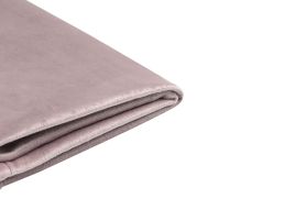 Velvet EU Double Size Bed Frame Cover Pink for Bed FITOU