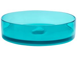 Round Countertop Basin âŒ€ 360 mm Turquoise TOLOSA