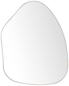 Metal Wall Mirror 70x92cm Gold