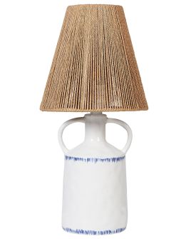 Ceramic Table Lamp White LARISSOS
